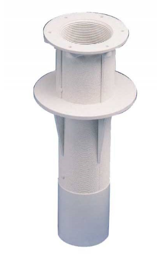 Wall Conduit for Concrete Pools 2" Male Threaded: Pool side 2" Female thr.